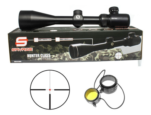 Mira Telescopica Savage 3-9x50 Hunter Class Ret 4 Iluminado