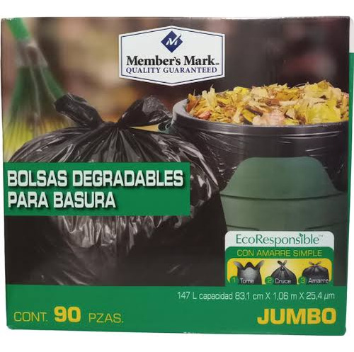 Member S Mark - Bolsa Para Basura Member's Mark Jumbo Biode
