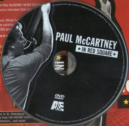 Dvd Paul Mc'cartney In Red Square 