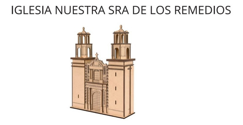 Rompecabezas 3d Iglesia De Señora De Los Remedios