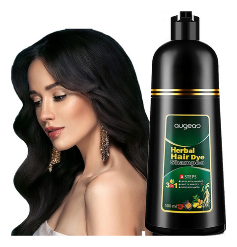 Champú Para Teñir El Cabello Con Ingredientes Herbales En Mi