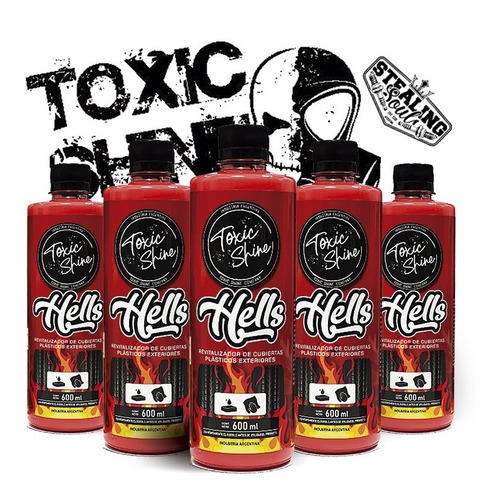 Toxic Shine | Hells | Acondiciona Cubierta Burlete Plastico
