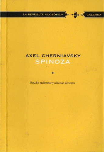 Axel Cherniavsky - Spinoza
