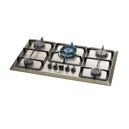 Cooktop Fischer 5 Bocas Acendimento Super Aut Inox