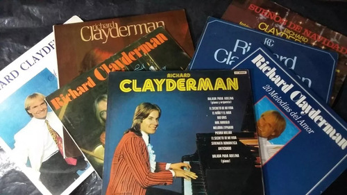 Coleccion Richard Clayderman X7 Lp Vinilo Jazz Clasica Piano