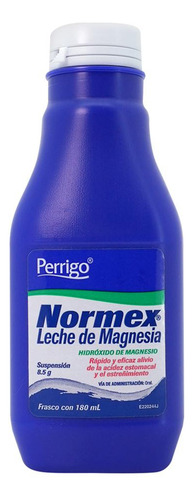 Leche De Magnesia Normex Suspensión, 1 Frasco 180 Ml