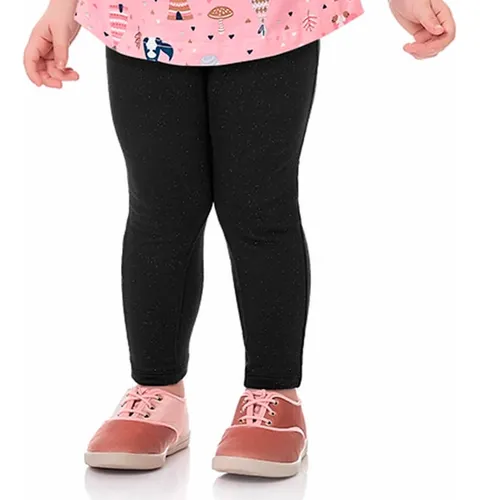 Legging preta bebe sale