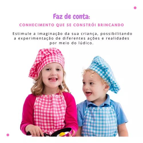 Kit Cozinha Infantil Jogo De Chá Panelas Brinquedo Comidinha