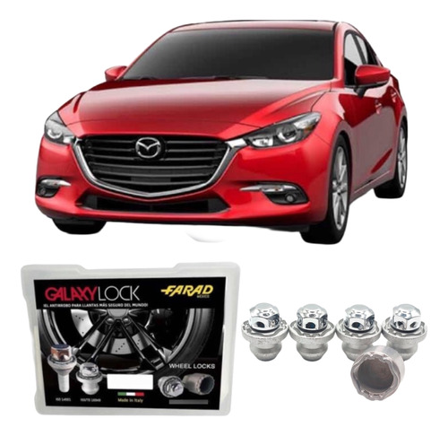 Birlo De Seguridad Mazda 3 Sedan-hb 2014-2018 Farad Italiano