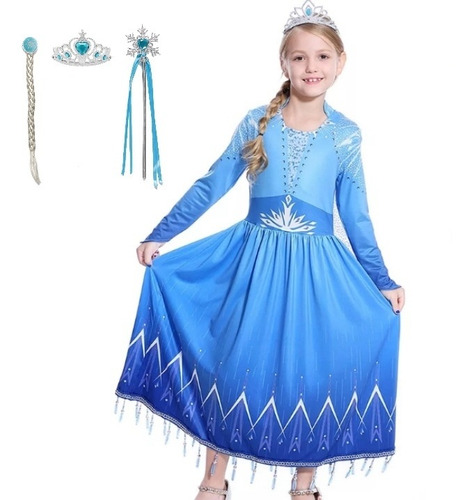 Disfraz Frozen 2 Vestido Importado Regalo Cumpleaños Navidad