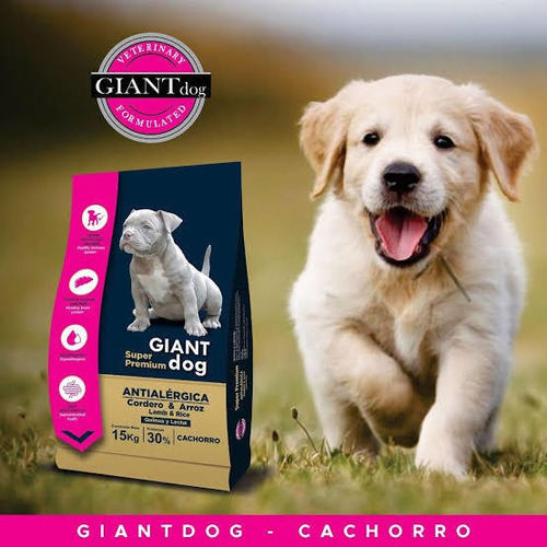Giant Dog Cachorro 15 Kg Cordero Y Arroz - Delivery Gratis