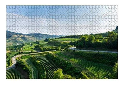 Wooden Puzzle 1000 Pieces Germany Typical Terraces Viney