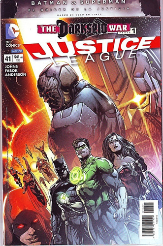 New 52 Justice League # 41 Darkseid War Parte Uno Televisa