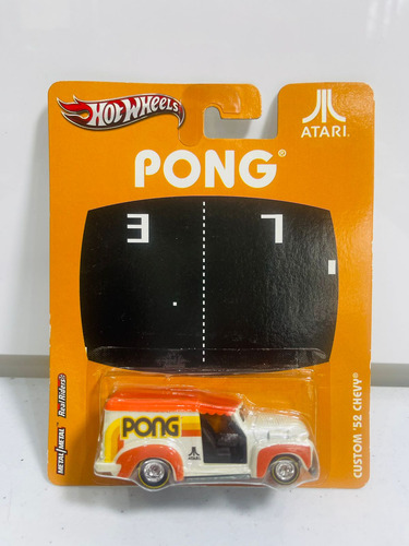 Hot Wheels Atari Pong Custom `52 Chevy Escala 1:64 (Usado)