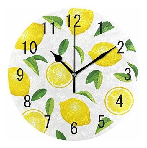 Alaza Home Decoración Verano Lemon Fruit Leaves 9.5 G6x2l