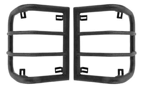 1 Par De Fundas Protectoras Negras Para Faros Traseros, Apta