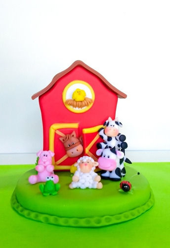Adorno De Torta Granja