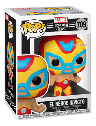 Funko Pop Marvel Lucha Libre 709 El Heroe Invicto Orig