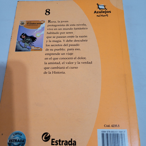 Libro,laura No,el Nombre Secreto,azulejos, Caballito (Usado)
