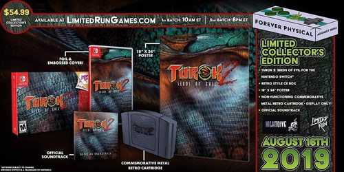 Turok 2 Seeds Of Evil Classic Edition - Switch - Limited Run