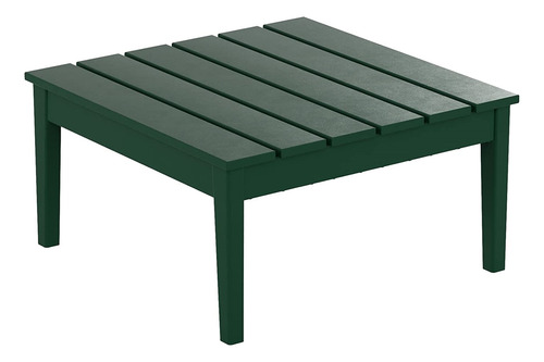 Mesa De Jardín Para Exteriores 32 Pulgadas Madera Verde