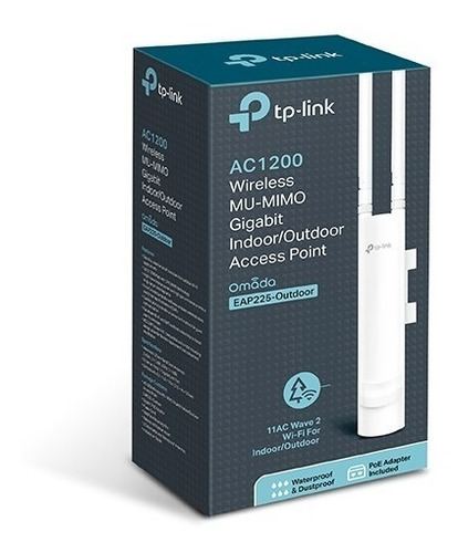 Access point exterior TP-Link Omada EAP225-Outdoor V1 blanco 110V/220V