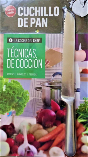 Tecnicas De Coccion + Cuchillo De Pan La Cocina Del Chef - C