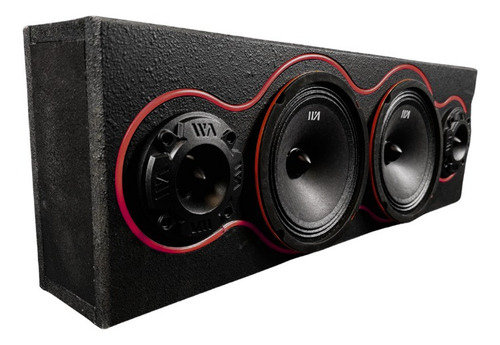 Cajon Led Open Show Y Equipo Waraudio Cabo68pk Bk + Cl262tw