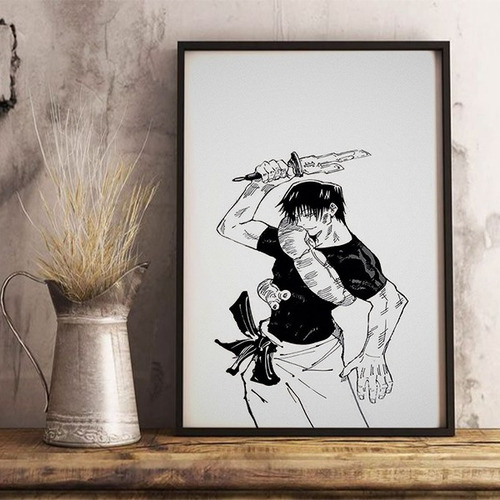 Cuadros De Madera Grabado De Jujutsu Kaisen
