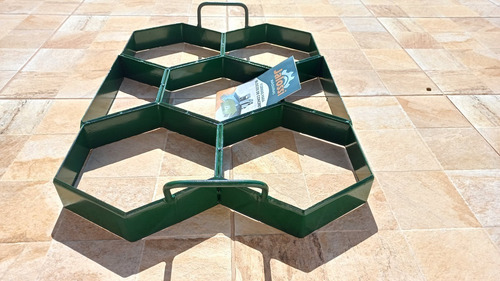 Imagem 4 de 7 de Forma 5 Bloquetes,paver Pisos Sextav. 25 X 8 Cms Jalossimaq