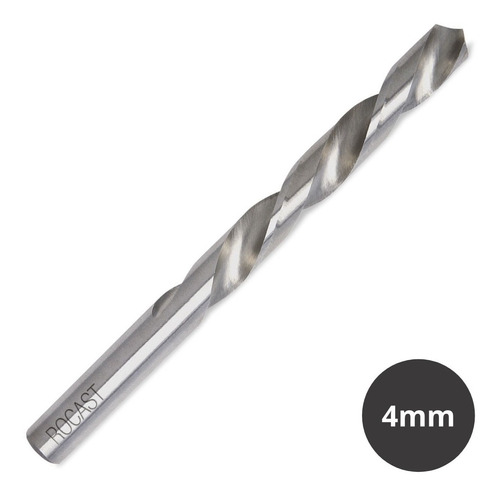 Broca Para Metal Aço Rápido 4,00mm 5,0007 - Rocast 