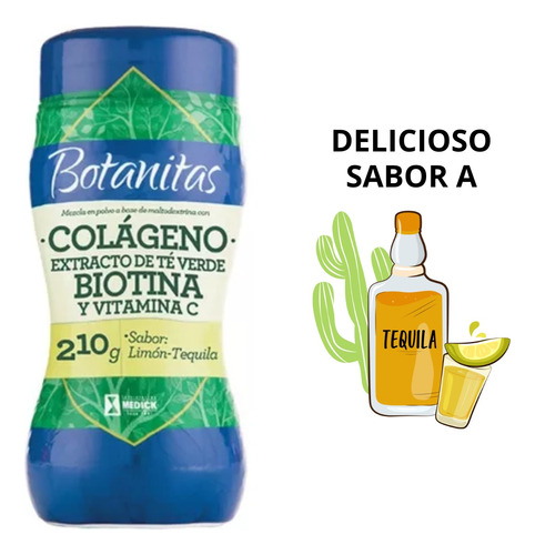 Colágeno Sabor Limon Tequila - mL a $184