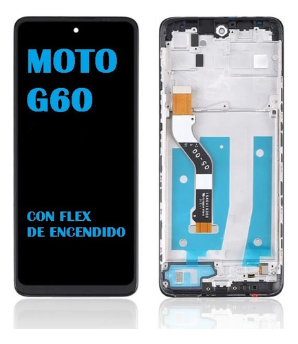 Modulo Motorola Moto G60 Xt2135 C/ Marco 100% Original - Oem