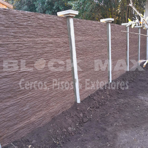 Muro Perimetral Premoldeado Tipo Piedra Serrana