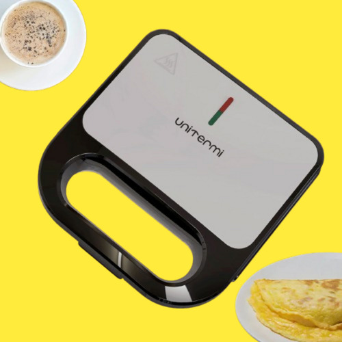 Sanduicheira Elétrica Inox 750w Grill -unitermi 110v Ou 220v