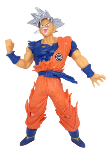 Figura Goku Ultra Instinto Dragon Ball 17cm Poder