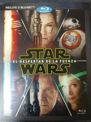 Blu Ray Star Wars The Force Awakens El Despertar 2 Discos