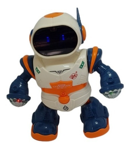 Figura Robot Juguete Bailarín Luces Sonido Moderno Musical