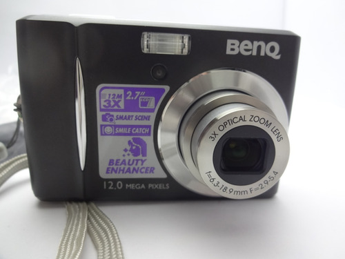 Câmera Digital Benq Dc C1250 12.0 Mega Tela 2,7 Mega Lcd