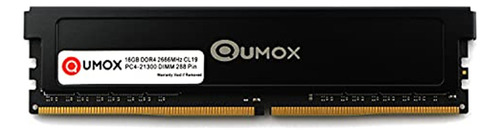 Qumox 16gb Ddr4 2666 2666mhz Pc4-21300 Pc-21300 (288 Pin)