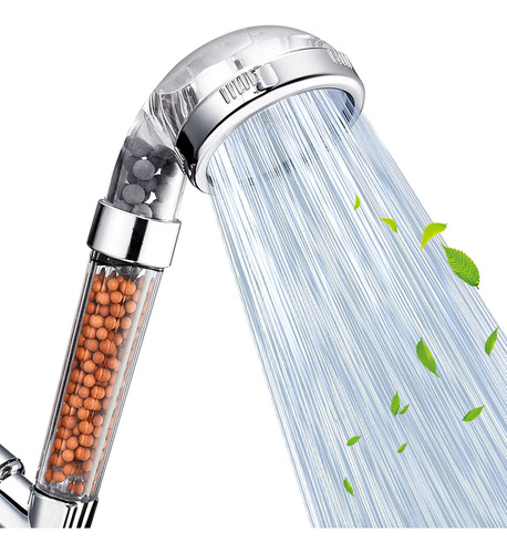 Cabezal De Ducha Con Filtro Alta Presión, Ahorro Agua 3 Modo