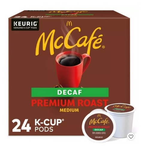 Mccafe Premium Roast Decaf Keurig K-cup Coffee Pods - 24pz