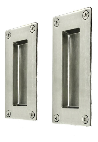 Cubeta Rectangular Puerta Corrediza 100x50 Acero Inox X2 Un