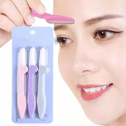  Navaja Perfilador Para Cejas Y Rostro X 3 Unidades