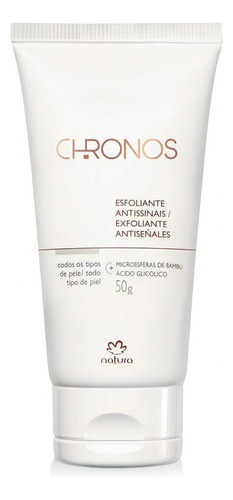 Exfoliante Antiseñales Chronos Natura Tipo De Piel 50g