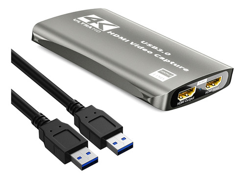 Tarjeta De Captura De Vídeo 4k, 60 Fps, Usb 3.0, Compatible