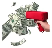 Comprar Pistola Lanza Billetes Super Dollar Gun Con Billetes