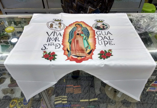 Bandera Estandarte Virgen De Guadalupe 94x76 Cms Guadalupana