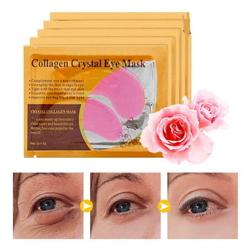 Imagen 6 de 10 de Set 20pz Parches Labios Pilaten Colageno Ojos Hidratación