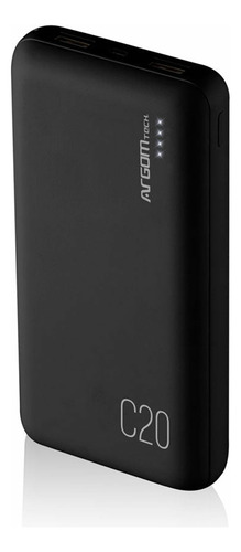 Power Bank Argomtech C20 Alta Capacidad 20000mah 2 Puertos